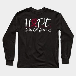 Hope Sickle Cell Awareness Long Sleeve T-Shirt